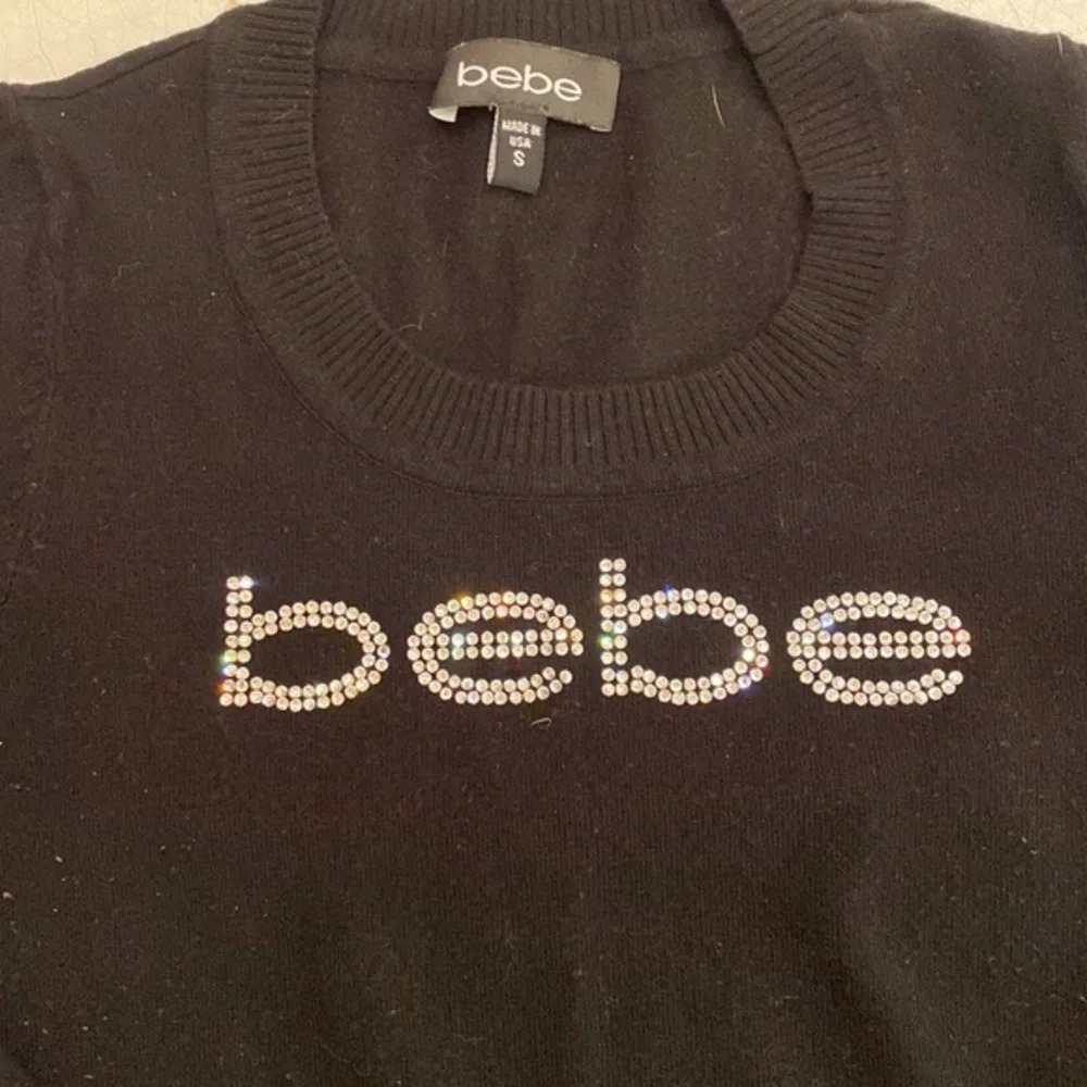 Bebe Rhinestone Sweater - Picture 9 of 12